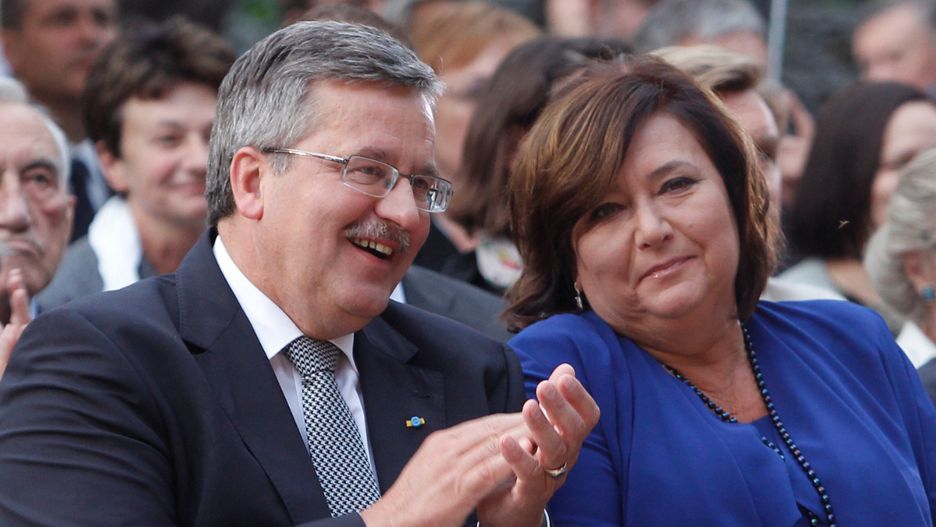 Bronisław Komorowski z żoną Anną