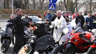 Wielka Sobota. Tak było na Motoświęconce 2026 pod Bazyliką Mniejszą w Inowrocławiu
