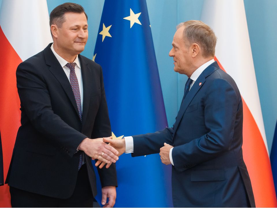 Krzysztof Paszyk i Donald Tusk