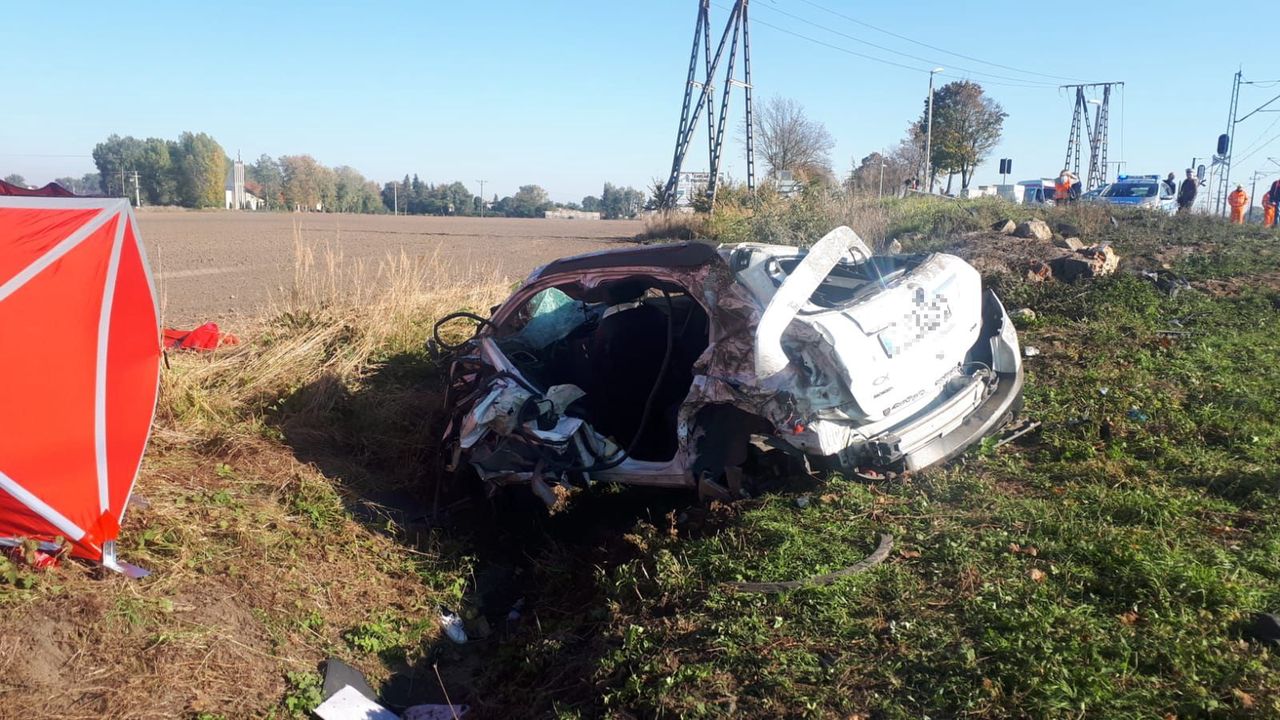 Tragedia na przejeździe kolejowym w Wielkopolsce 