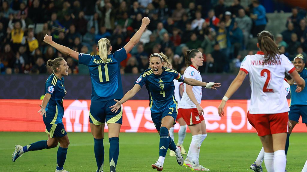 Getty Images / Eddie Keogh / Na zdjęciu: radość Kosovare Asllani po golu zdobytym przeciwko reprezentacji Polski