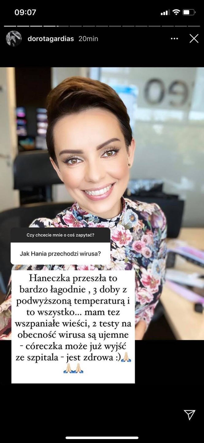 Dorota Gardias opowiada o swoim stanie zdrowia