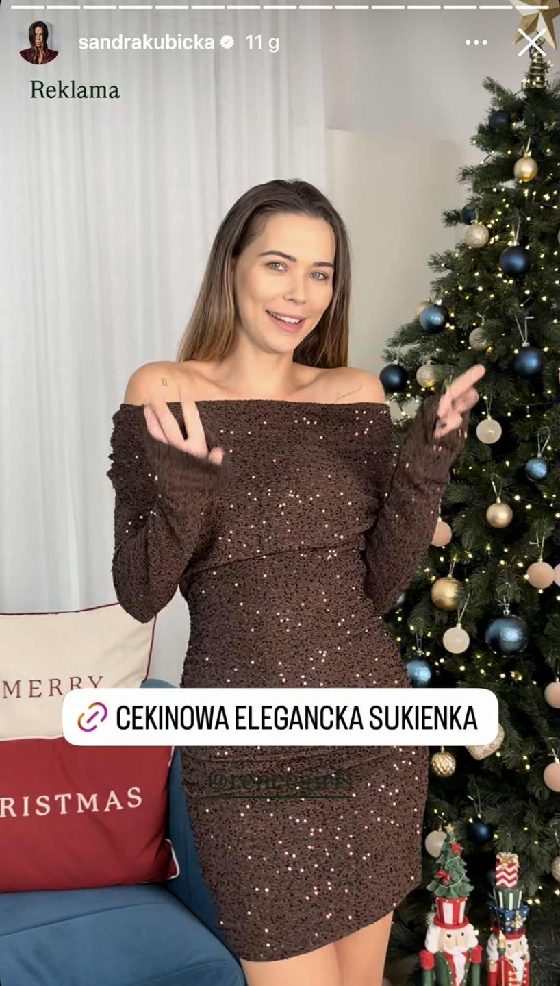 Sandra Kubicka pokazała się w błyszczącej sukience