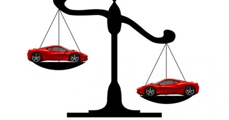 Ferrari 458 Italia cięższe o 200kg niż w katalogu?