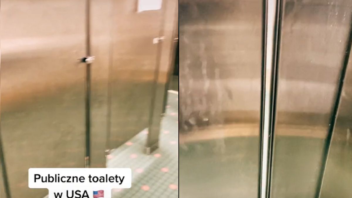 TikTokerka pokazała w jakim stanie są toalety w USA.