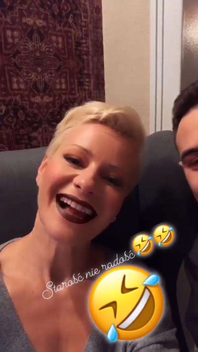 Małgorzata Kożuchowska w makijażu jak Kylie Jenner