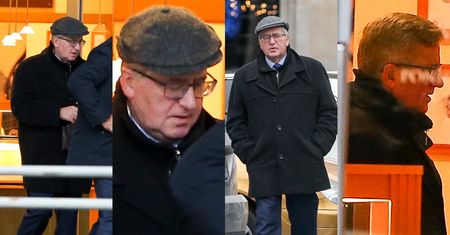 Bronisław Komorowski kupuje biżuterię w towarzystwie ochroniarza (ZDJĘCIA)