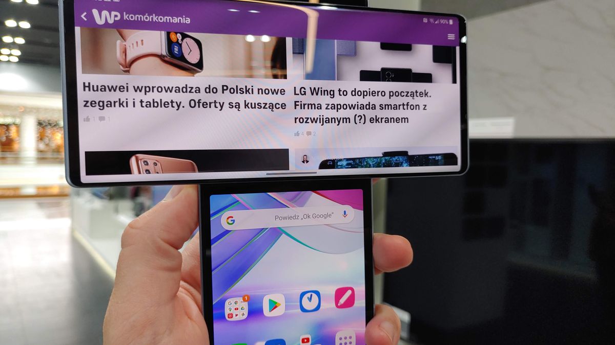 LG Wing z obracanym ekranem w naszych rękach. Pierwsze wrażenia 1