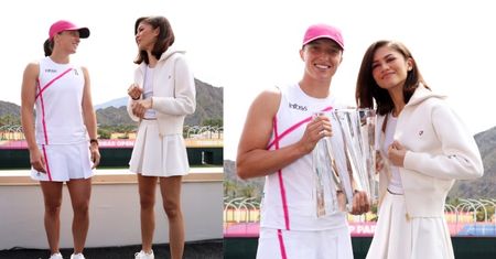Iga Świątek po wygranej w Indian Wells ucięła sobie pogawędkę z Zendayą: "Co się właśnie WYDARZYŁO?" (ZDJĘCIA)