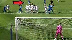 Świetna bramka z rzutu wolnego dla Ruchu Chorzów. Lepiej się nie dało [WIDEO]