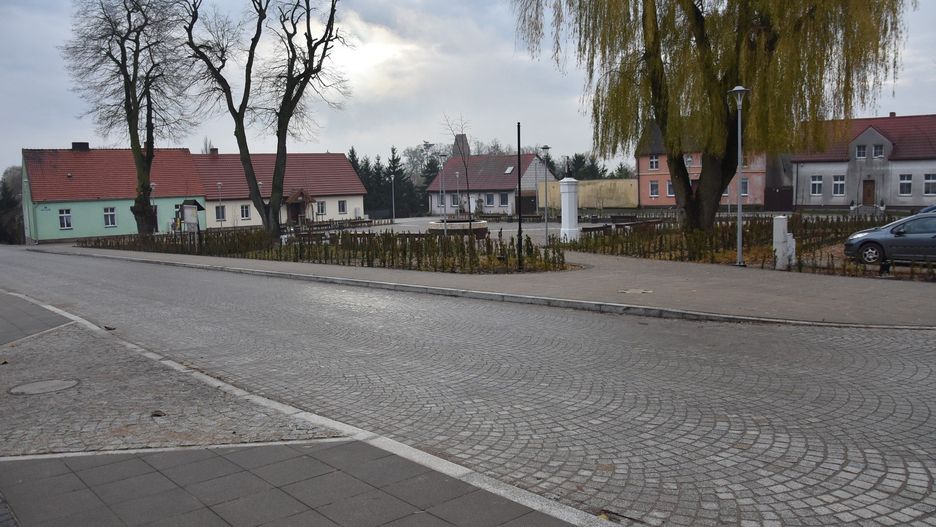 Rynek w Łeknie i jego okolice po zakończeniu przebudowy