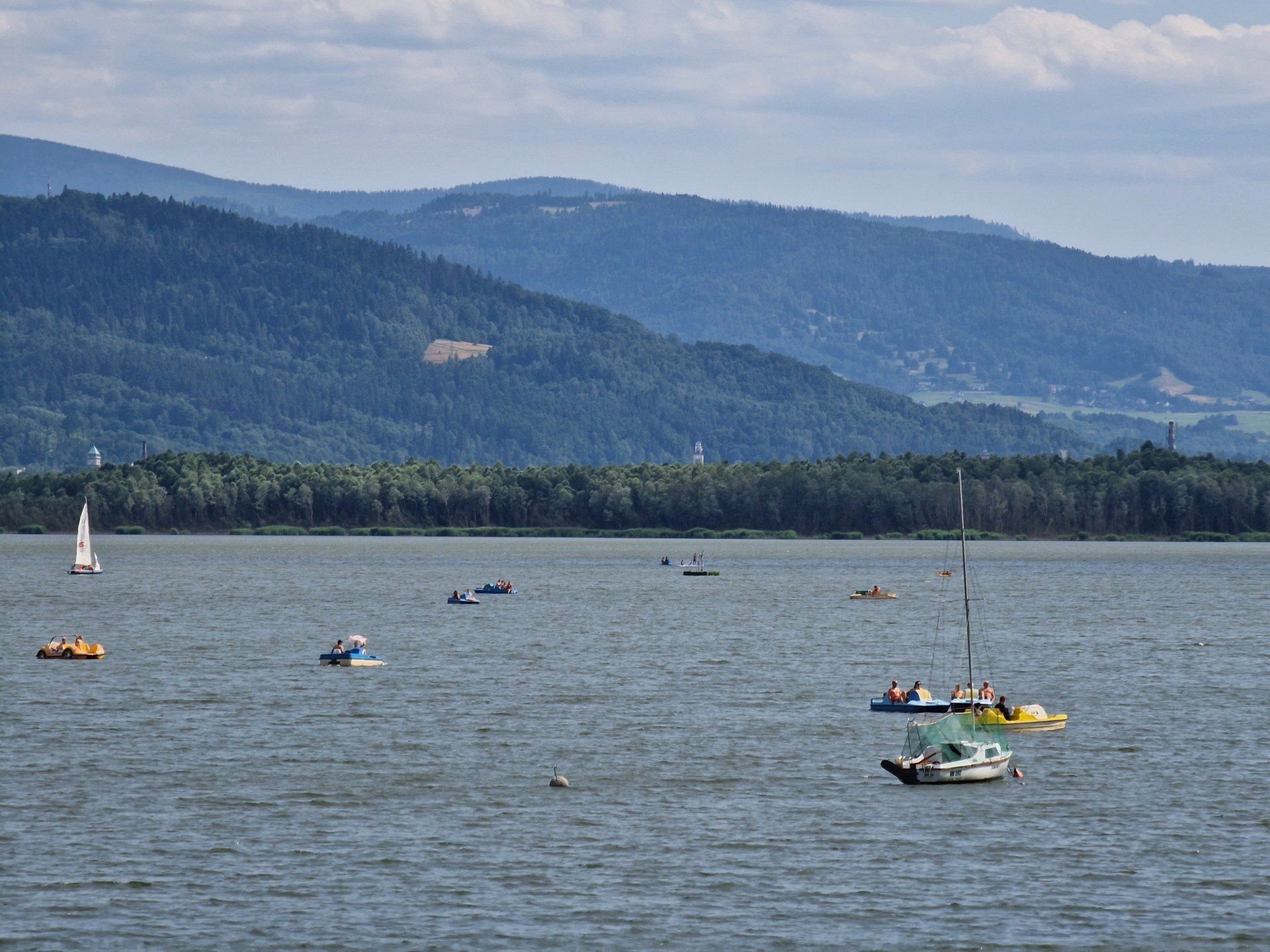 Jezioro Żywieckie - Beskid Mały 