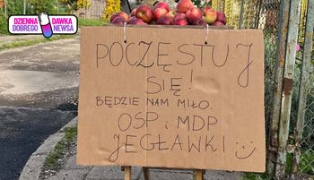 Rozstawili przed OSP. Tylko kilka słów. "Mały, ale jakże piękny gest"