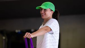 "O mój Boże". Hitowa reakcja Igi na trening z Nadalem