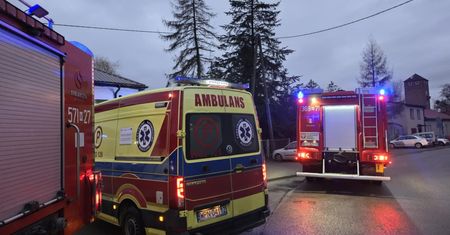 Pożar w miejscowości Łęg Probostwo - ewakuowano 17 osób!