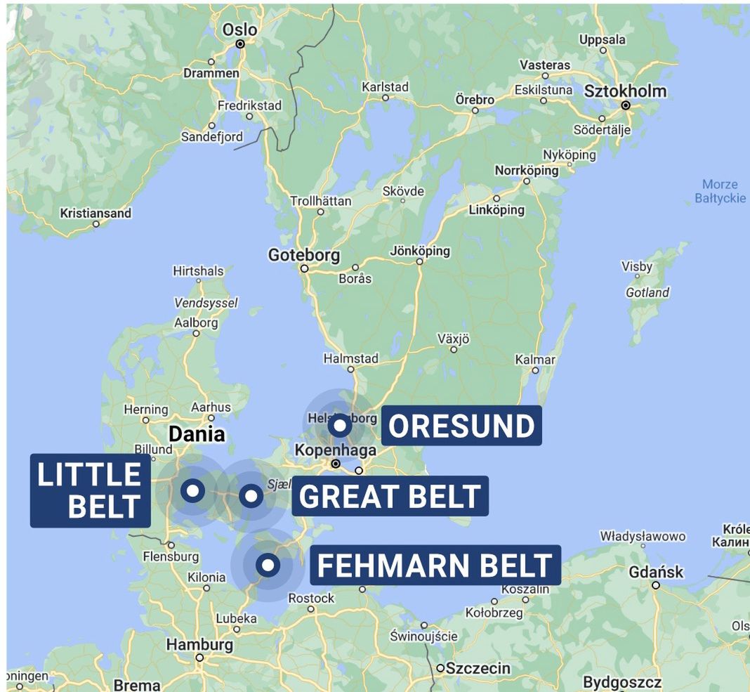 The Danish straits may prove to be a trap for Russian tankers.