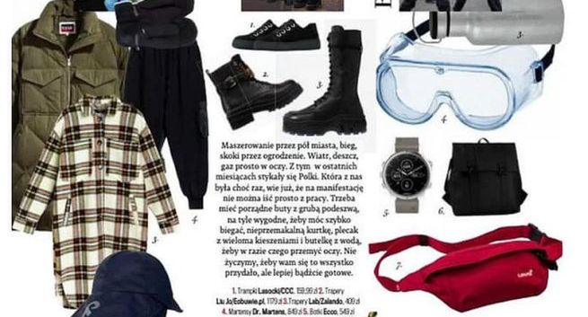 Redakcja „Wysokich Obcasów Extra” przeprasza za proponowanie drogich stylizacji na protesty Strajku Kobiet