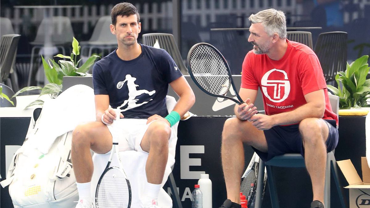 Getty Images / Na zdjęciu: Novak Djoković i Goran Ivanisević