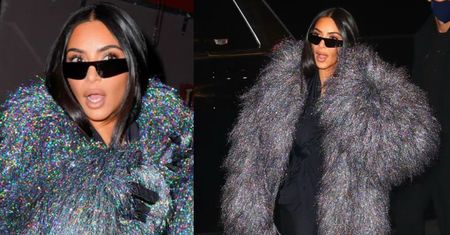 Kim Kardashian poprowadzi "Saturday Night Live"! Do nowej roli przygotowuje się w sztucznym futrze na kolacji z producentem (ZDJĘCIA)