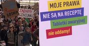 Protesty kobiet "przeciwko przemocy władzy" w całej Polsce