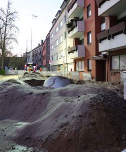 Wybuchła bomba z II wojny światowej. Domy zniszczone