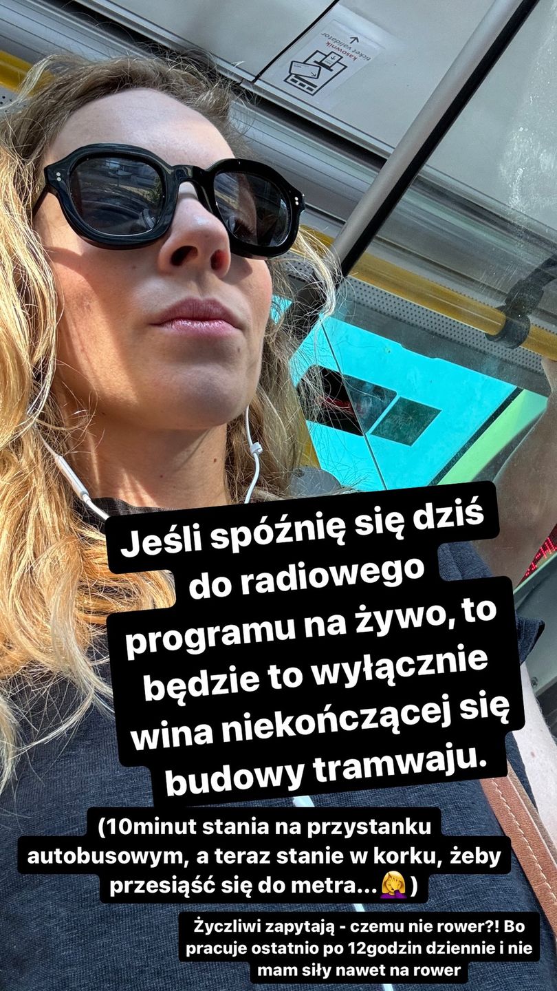 Hanna Turnau narzeka na remonty w Warszawie.