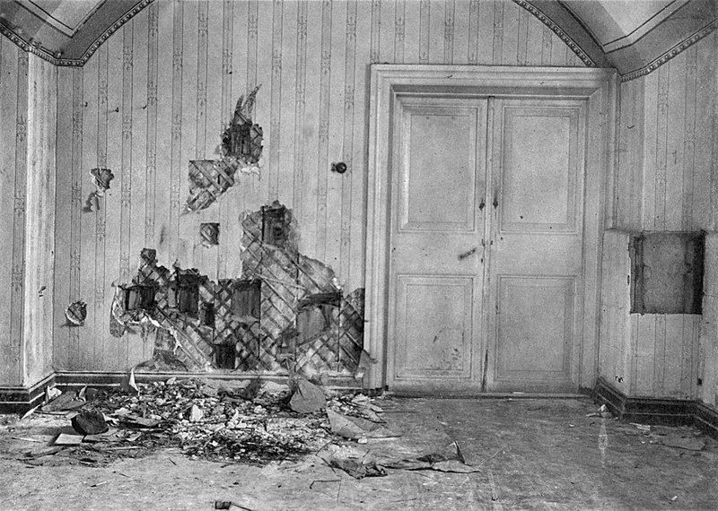 Pomieszczenie w domu Ipatiewa (Domu Specjalnego Przeznaczenia) w którym Romanowowie zostali rozstrzelani