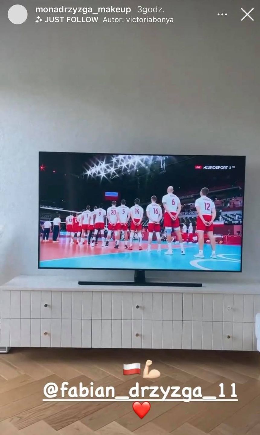 Tokio 2020. Żona Fabiana Drzyzgi płacze po przegranym meczu z Francją