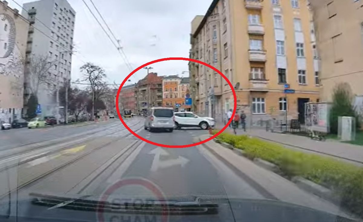 "Telefonik był robiony". Nagranie z Wrocławia