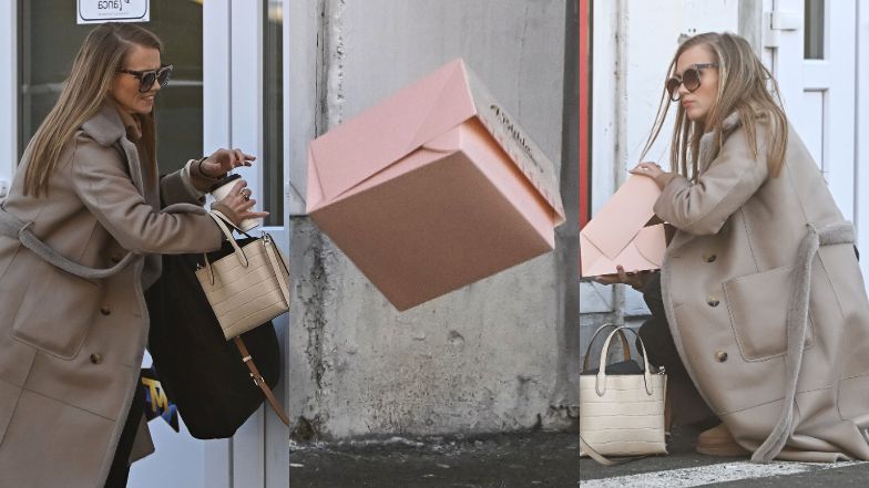 Agnieszka Kaczorowska i jej lewitujący tort