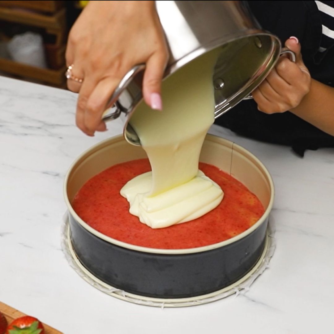 Czas na pierwszą warstwę budyniową