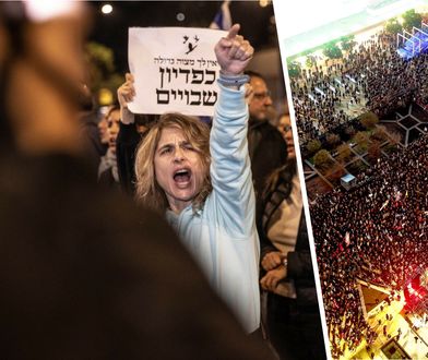 Tłumy na ulicach. Krzyki i jedno żądanie: dymisja Netanjahu