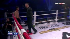 Stefan Meszaros efektownie nokautuje na gali Kickboxing Talents w Żylinie