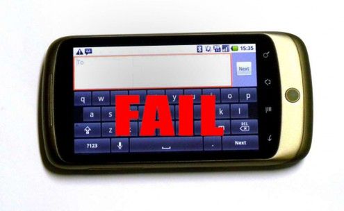 Ekran Google Nexus One to oszustwo?