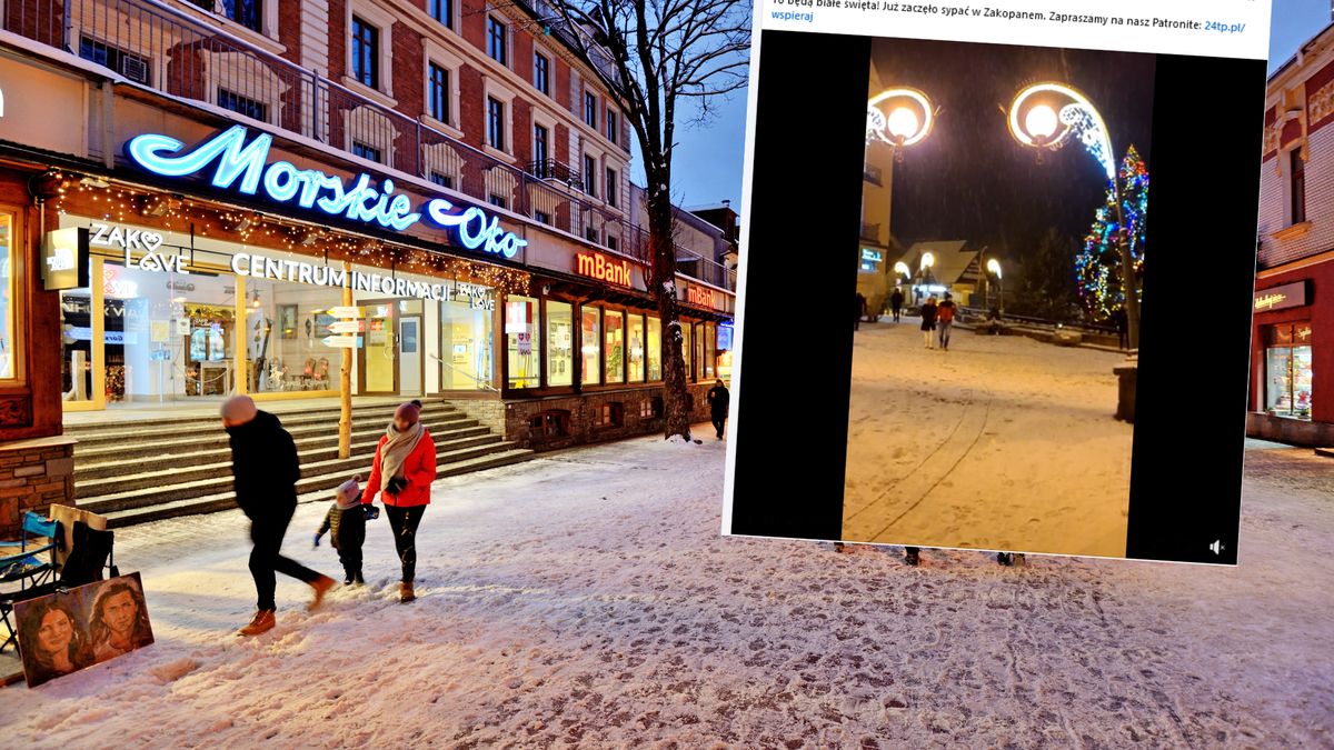 Już zaczęło sypać w Zakopanem