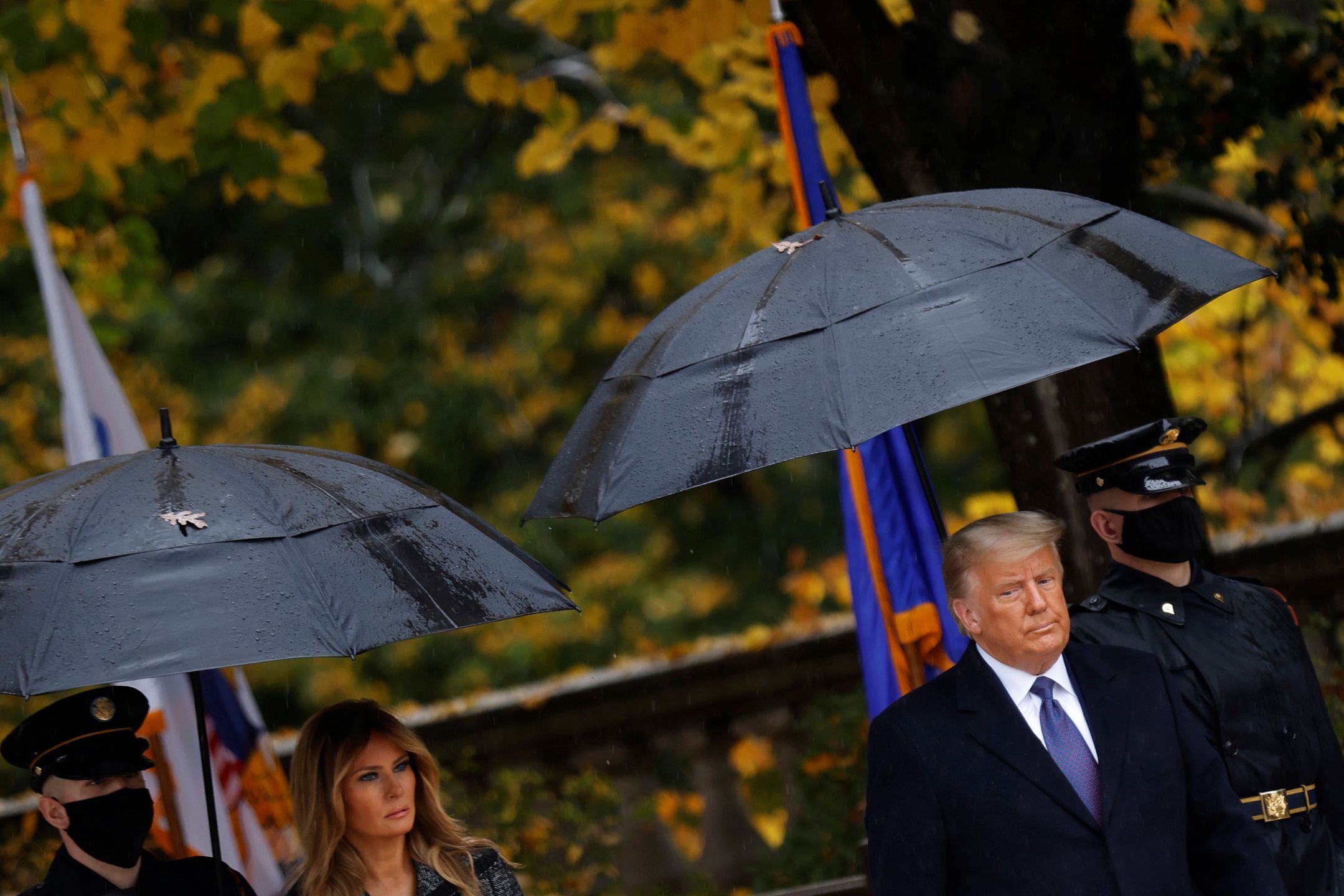 Donald Trump z żoną Melanią