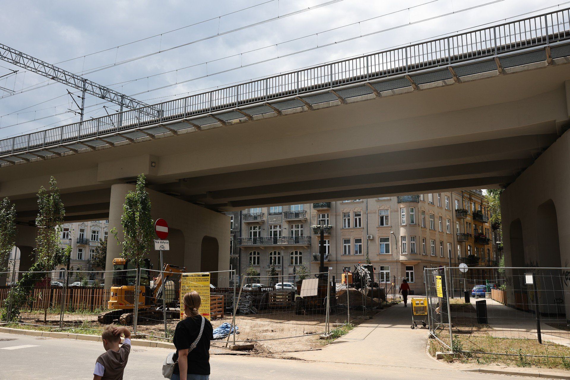 Park Kolejowy w Krakowie - etap I między ulicami Kopernika a Grzegórzecką