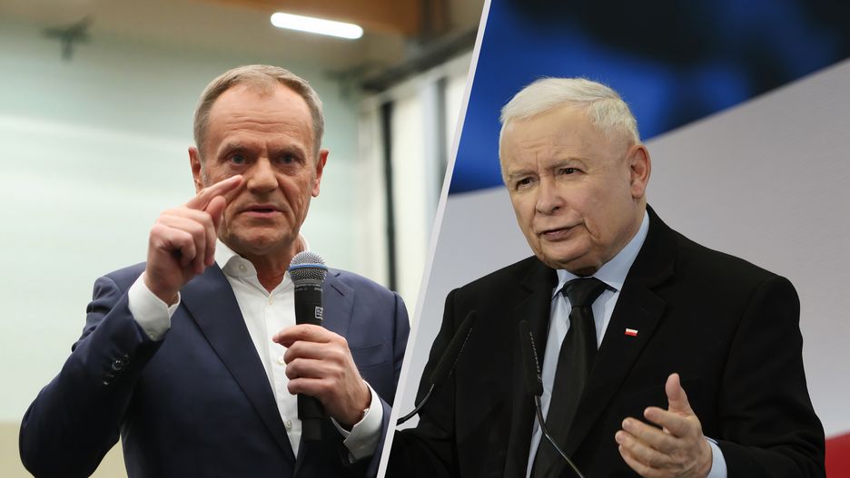 Donald Tusk i Jarosław Kaczyński