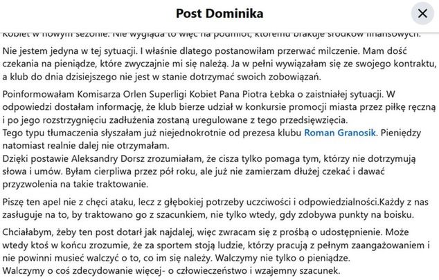 facebook.com/dominikaszynkaruk