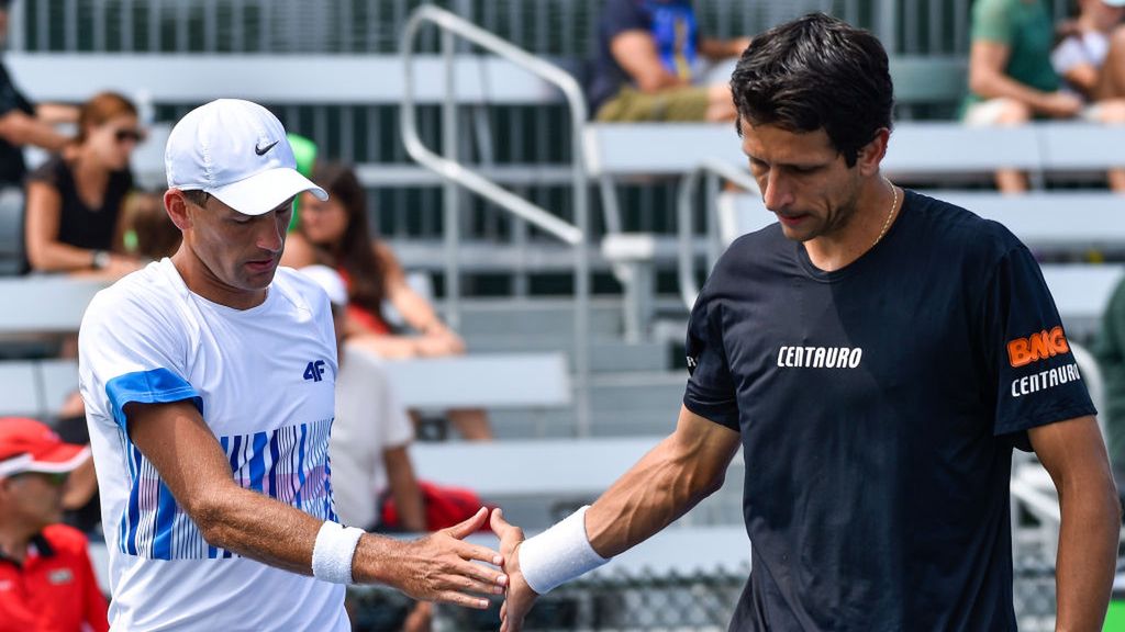 Łukasz Kubot (z lewej) i Marcelo Melo