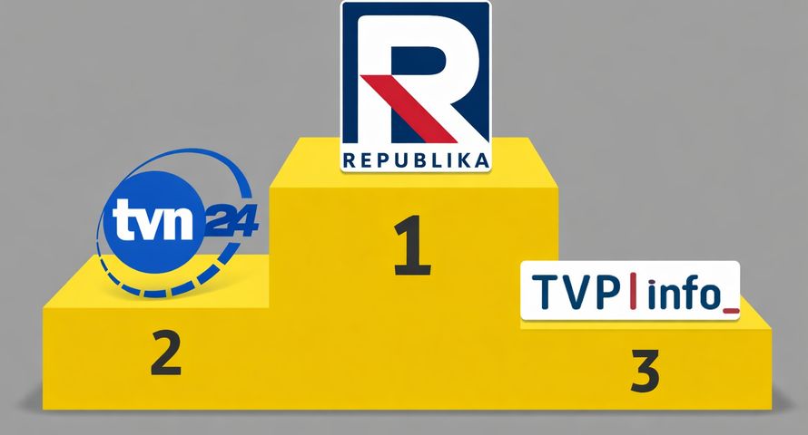 Republika i TVN24 tracą, TVP Info powoli odbudowuje widownię