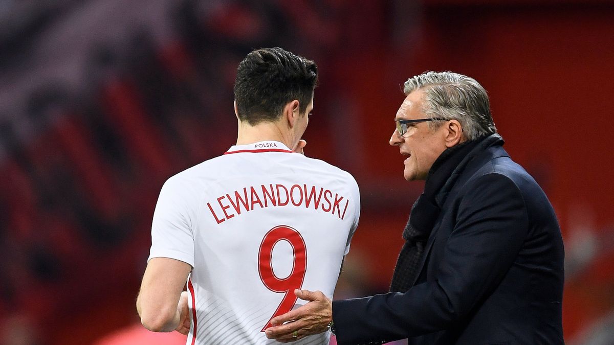Getty Images / Na zdjęciu: Robert Lewandowski (z lewej) i Adam Nawałka