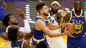 NBA. Warriors i Curry poskromili Jazz, wpadka Clippers. Błysk jedynki draftu