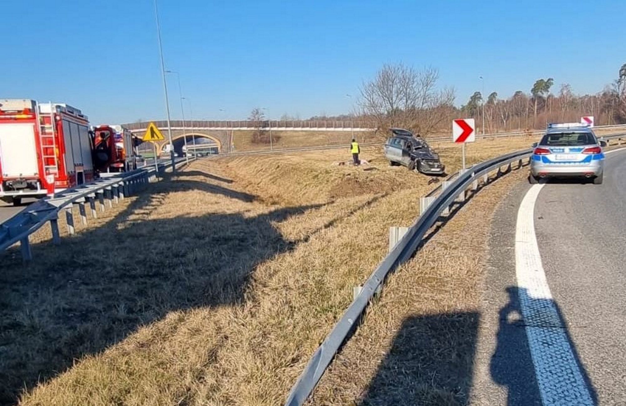 Małopolska. Tragiczny wypadek ukraińskiej rodziny na A4