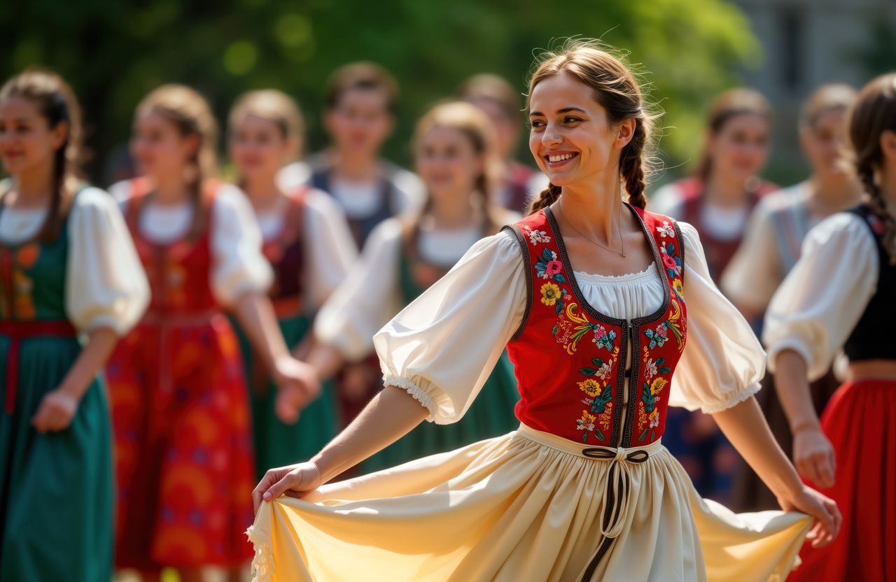 Koncertu Zespołów Folklorystycznych z Czech i Węgier w Medyce