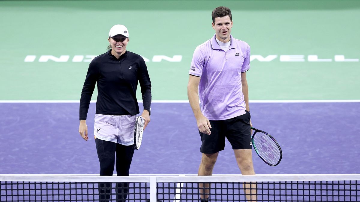 Zdjęcie okładkowe artykułu: Getty Images / Matthew Stockman / Na zdjęciu: Iga Świątek i Hubert Hurkacz.