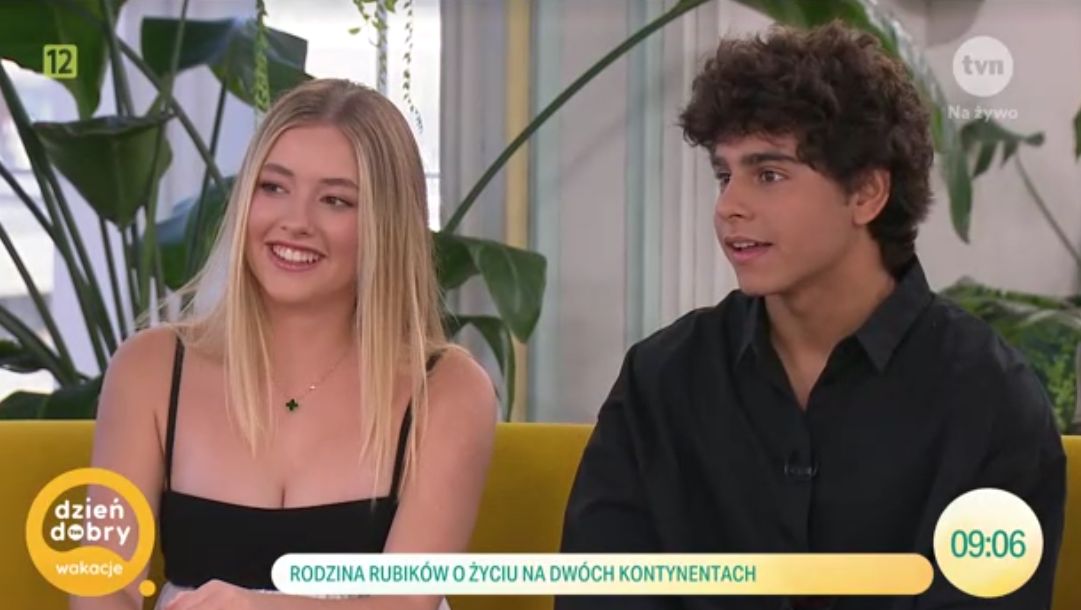 16-letna Helena Rubik z chłopakiem w "Dzień dobry TVN"
