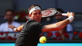 ATP Rzym: Juan Martin del Potro nie dokończył meczu z Davidem Goffinem. Fabio Fognini sztywny, ale zwycięski