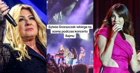 Sylwia Grzeszczak WPAROWAŁA na scenę podczas przemówienia Beaty Kozidrak. Dlaczego przerwała koncert Bajmu? Jest nagranie (WIDEO)