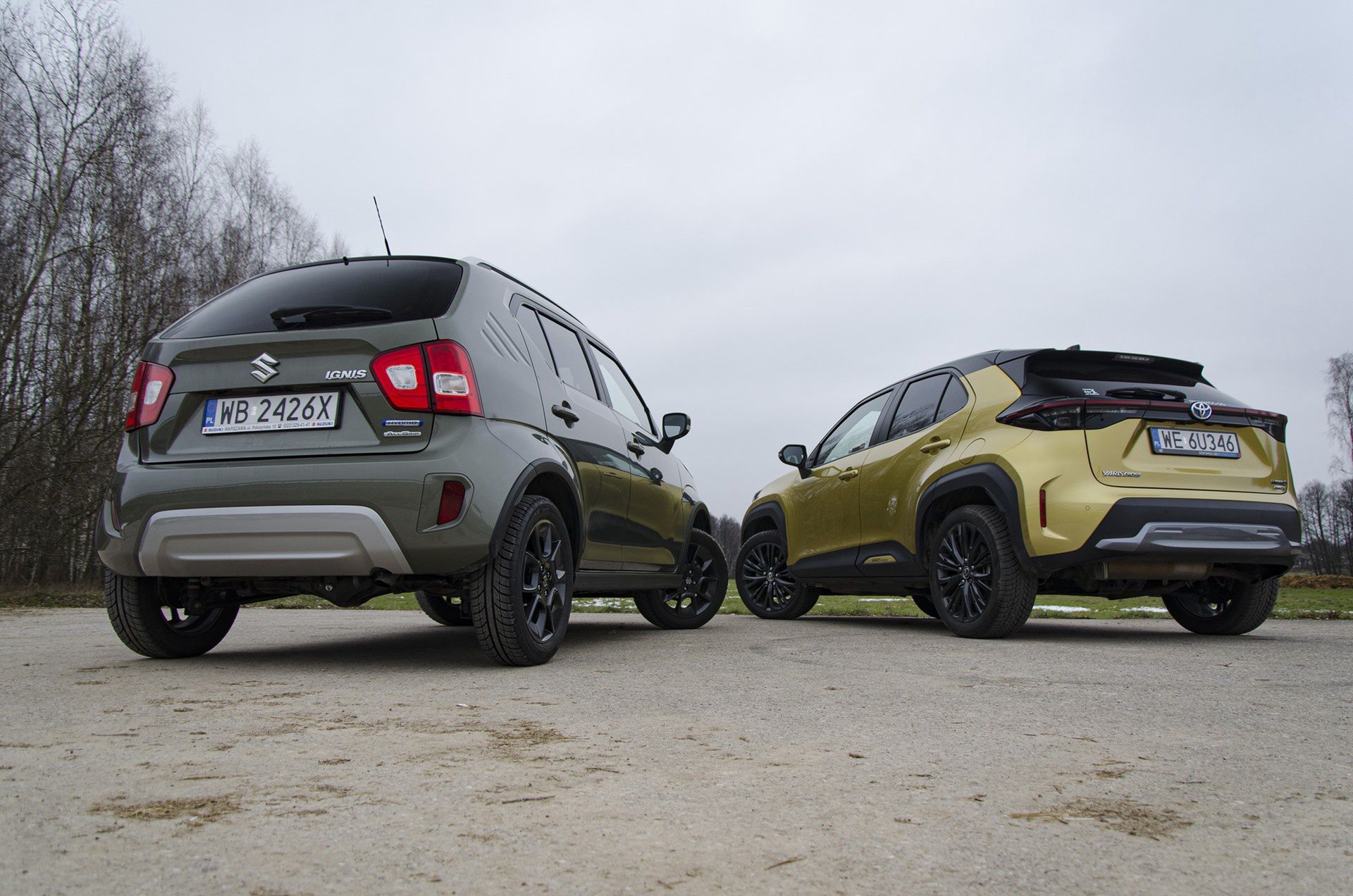 Suzuki Ignis i Toyota Yaris Cross